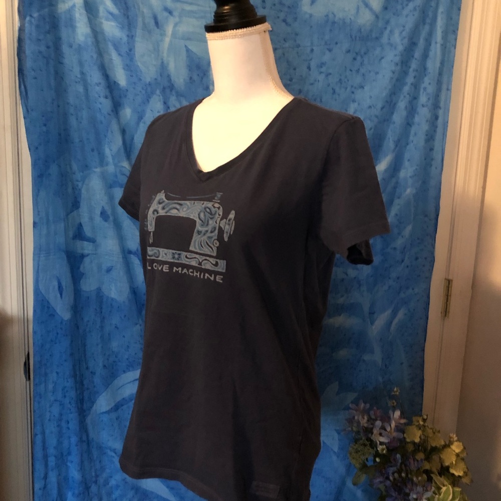 Life is good, Sewing Machine, T-shirt - Picture 4 of 10